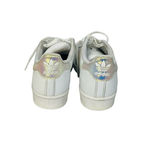 Adidas 3 Strip Metallic Foil ART 789002 Hard Shell White Size 5 - Picture 3 of 7